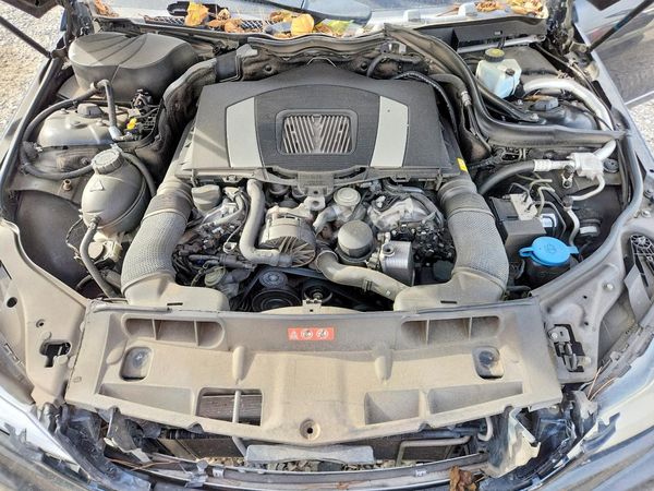 2012 MERCEDES-BENZ C-CLASS C300 4-MATIC — Engine bay