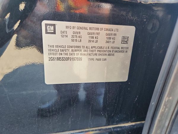 2015 CADILLAC XTS — VINS