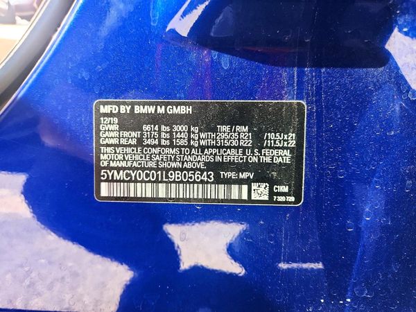 2020 BMW X6 X6 M