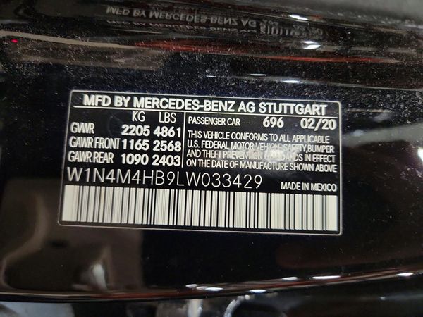 2020 MERCEDES-BENZ GLB GLB250-4M