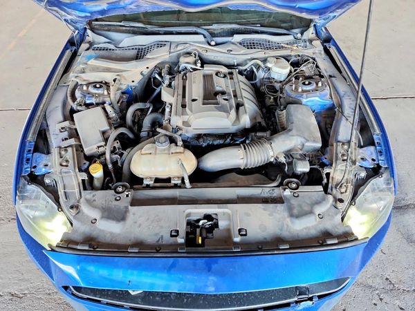 2018 FORD MUSTANG — Engine bay