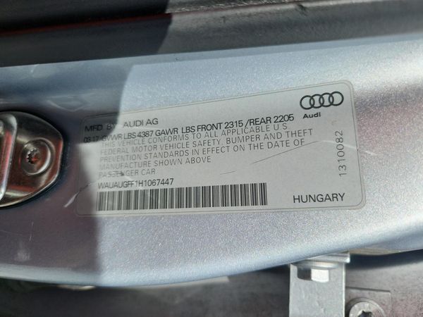 2017 AUDI A3 Premium — VINS