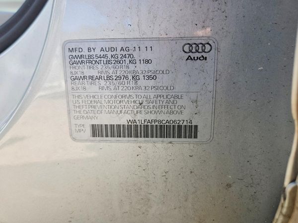 2012 AUDI Q5 Premium Plus