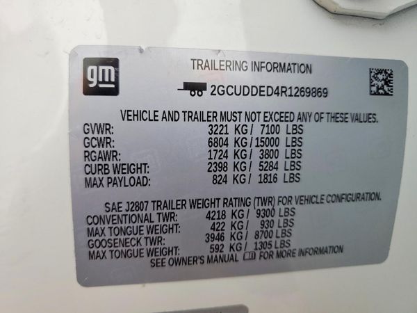 2024 CHEVROLET SILVERADO LT — VINS