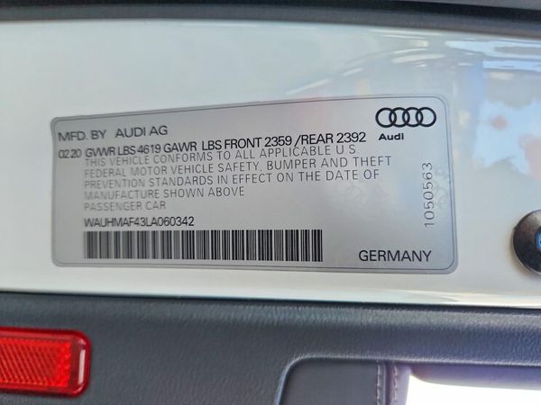 2020 AUDI A4 Premium Plus