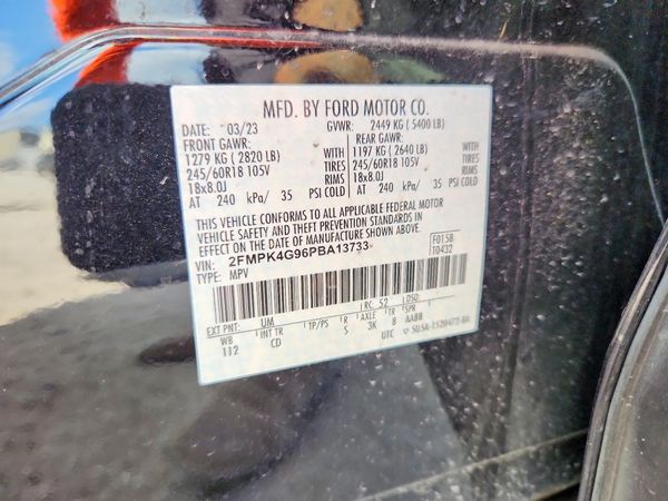 2023 FORD EDGE SE — VINS