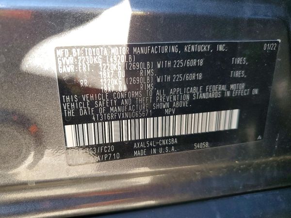 2022 TOYOTA RAV4 SE