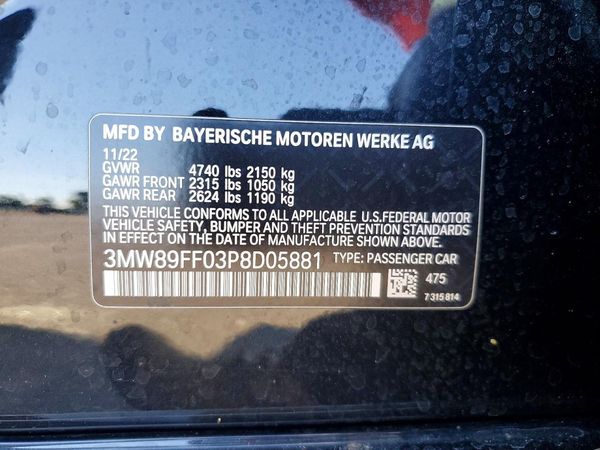 2023 BMW 330XI — VINS
