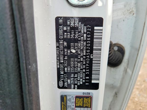 2018 KIA SORENTO EX — VINS