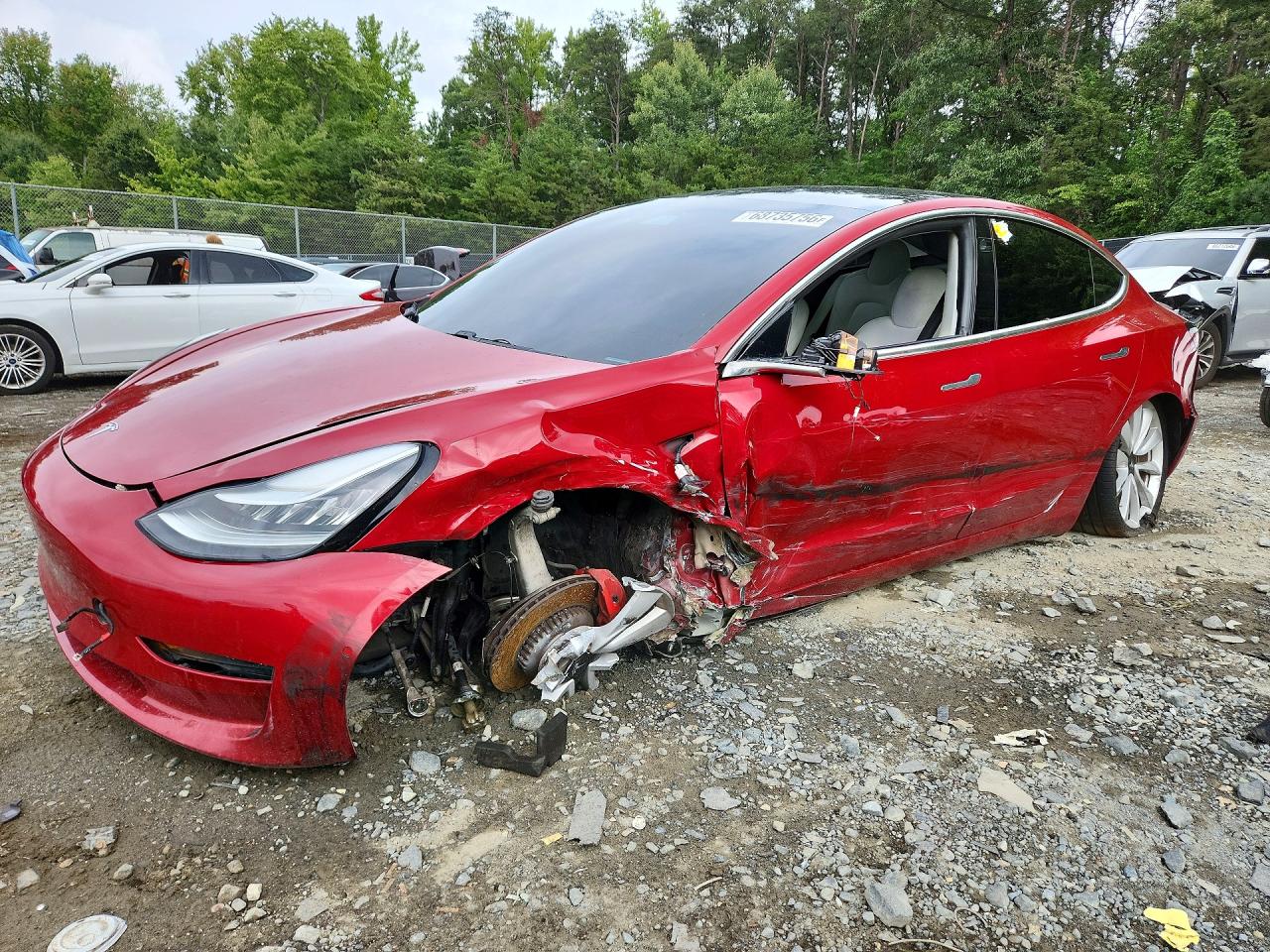 2019 TESLA MODEL 3 — Front 3/4