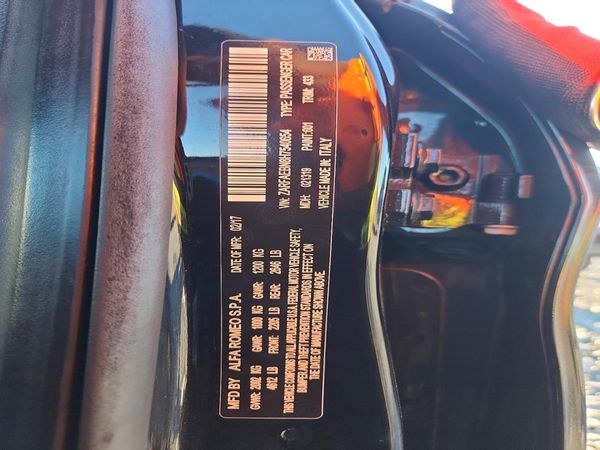 2017 ALFA ROMEO GIULIA RWD