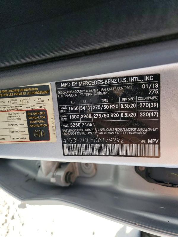 2013 MERCEDES-BENZ GL GL450 4MATIC