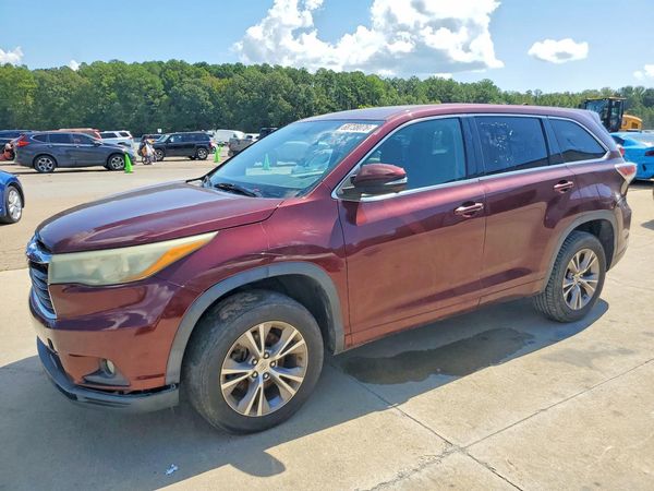 2015 TOYOTA HIGHLANDER Base/Hybrid — Front 3/4