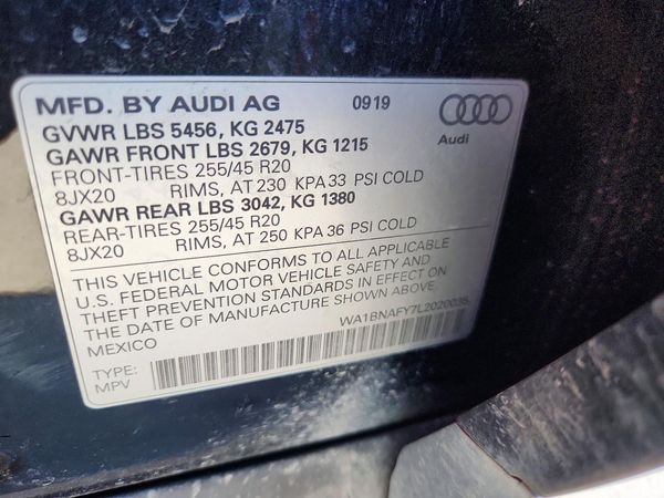 2020 AUDI Q5 quattro Premium Plus