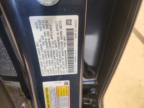2025 HONDA CR-V EX — VINS