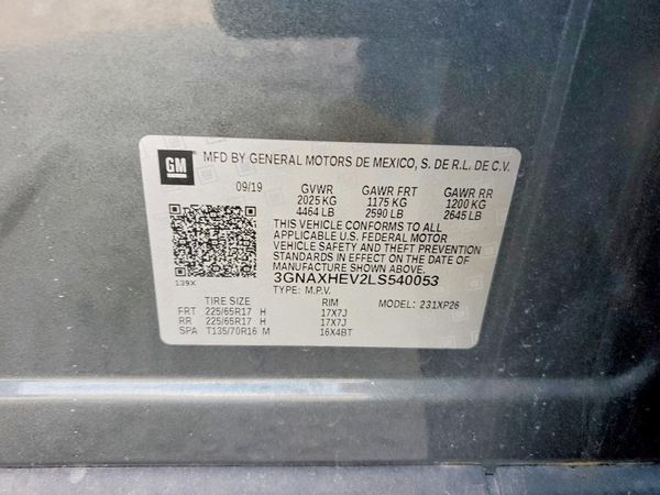 2020 CHEVROLET EQUINOX LS