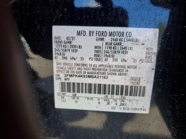 2021 FORD EDGE Titanium