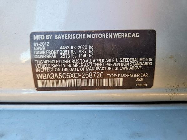 2012 BMW 328