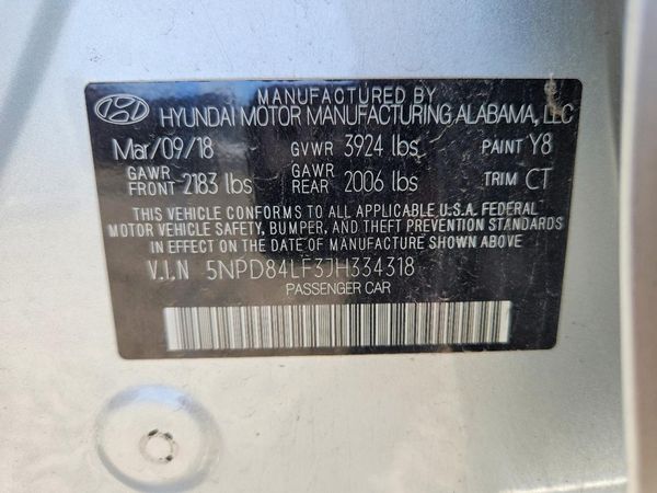 2018 HYUNDAI ELANTRA