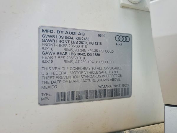 2019 AUDI Q5 quattro Premium