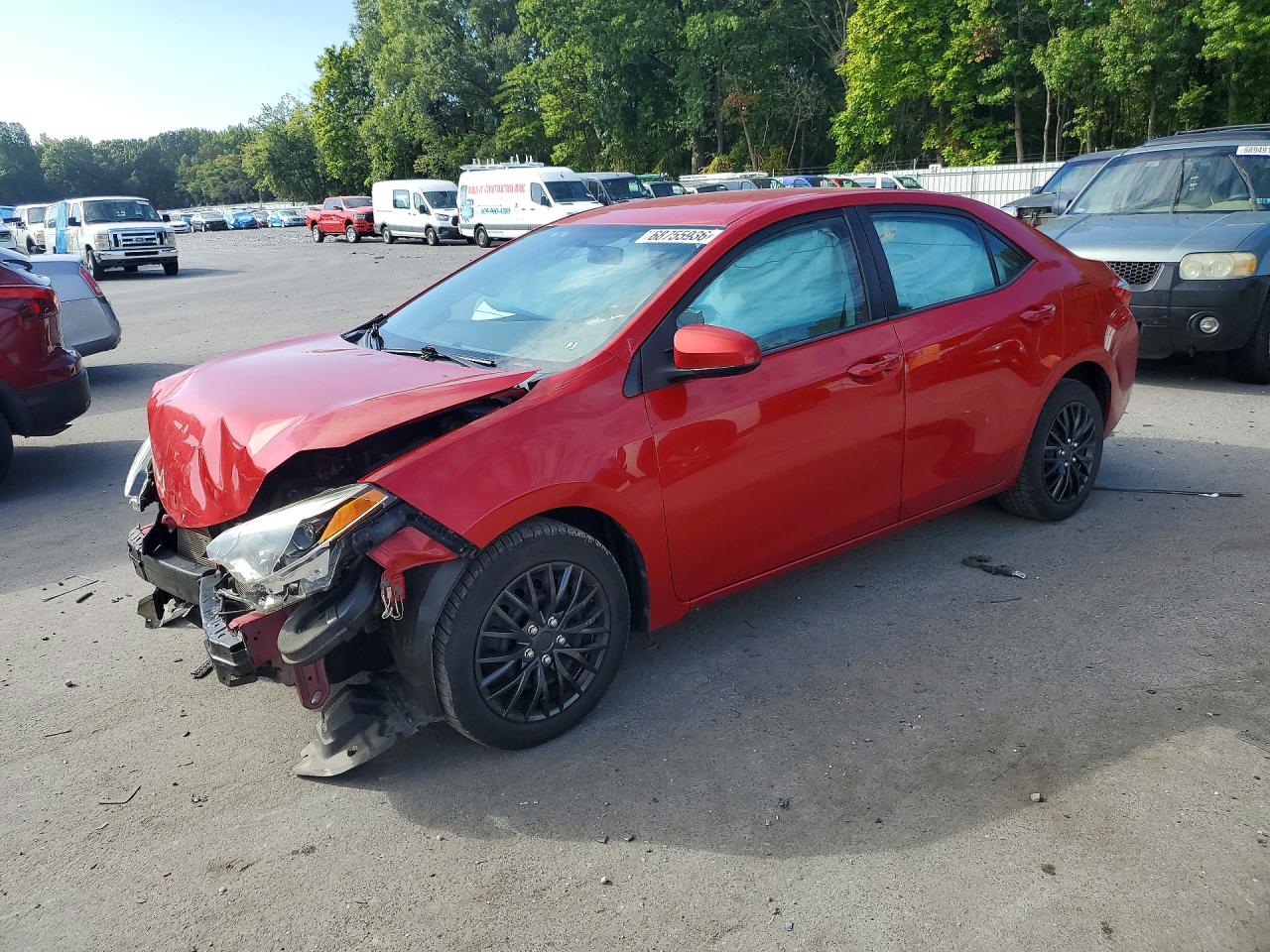 2016 TOYOTA COROLLA L/LE — Front 3/4