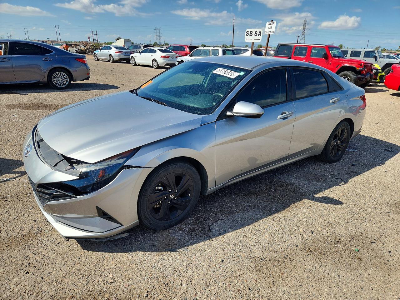 2021 HYUNDAI ELANTRA SEL — Front 3/4