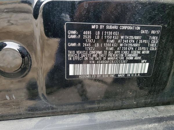 2018 SUBARU OUTBACK Premium+ES