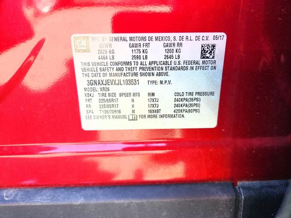 2018 CHEVROLET EQUINOX LT (1LT)