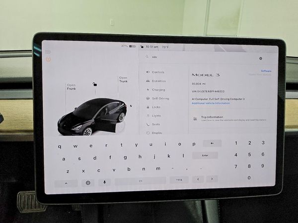 2023 TESLA MODEL 3 — ODOM