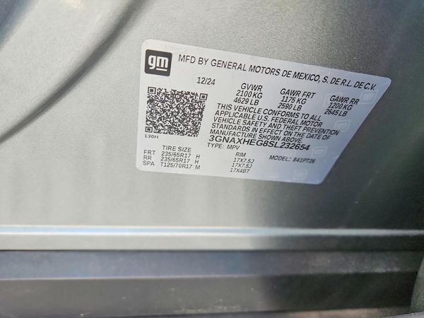 2025 CHEVROLET EQUINOX 1LT — VINS