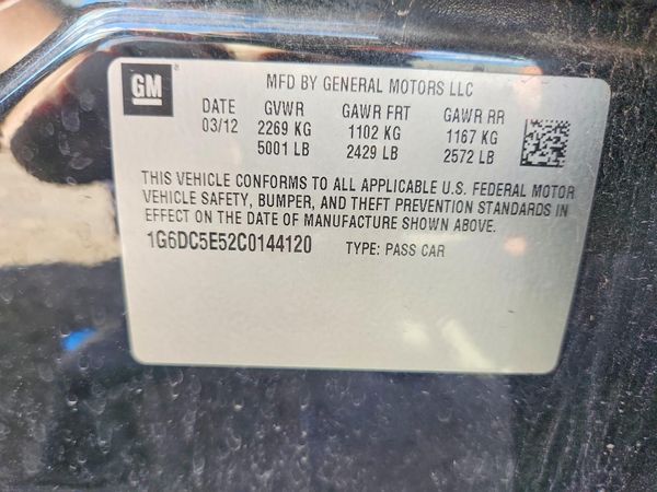 2012 CADILLAC CTS Base