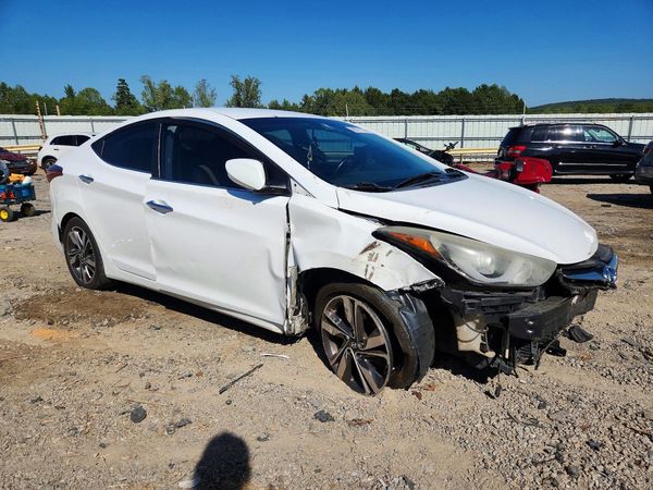 2014 HYUNDAI ELANTRA GLS(Middle) — Passenger 3/4