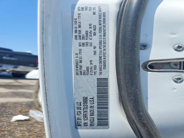 2020 RAM 1500 Tradesman, ST — VINS