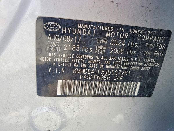 2018 HYUNDAI ELANTRA