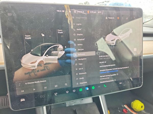 2019 TESLA MODEL 3 — ODOM