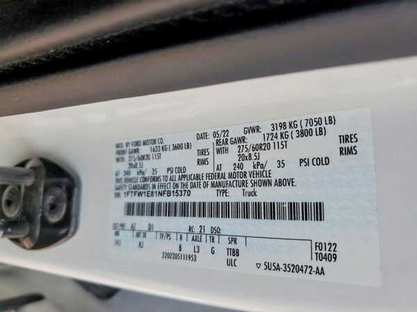 2022 FORD F150 SuperCrew