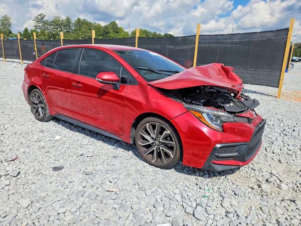 2020 TOYOTA COROLLA SE, CVT — Passenger 3/4