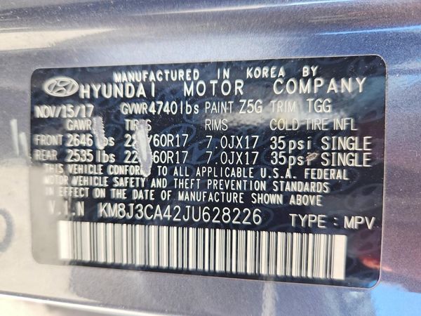 2018 HYUNDAI TUCSON