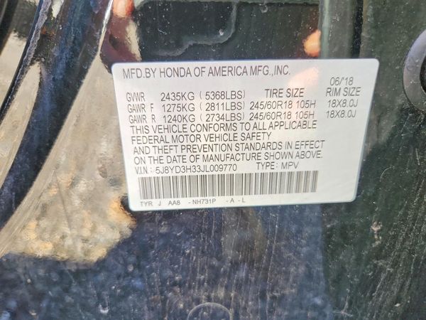 2018 ACURA MDX Standard
