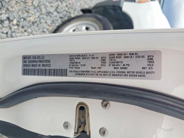 2021 RAM 2500 Tradesman