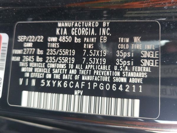 2023 KIA SPORTAGE X-LINE — VINS