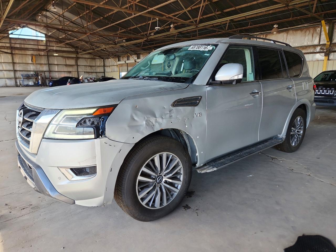 2021 NISSAN ARMADA SL — Front 3/4