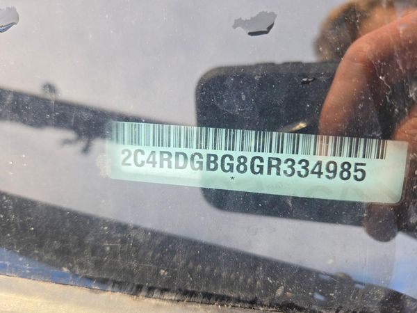 2016 DODGE GRAND CARAVAN SE — VINP