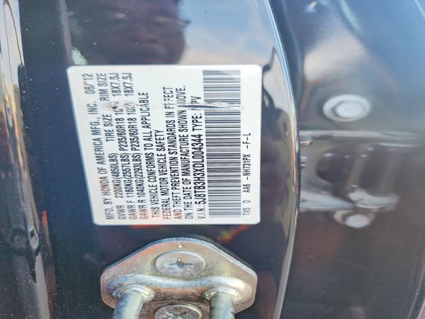 2013 ACURA RDX — VINS