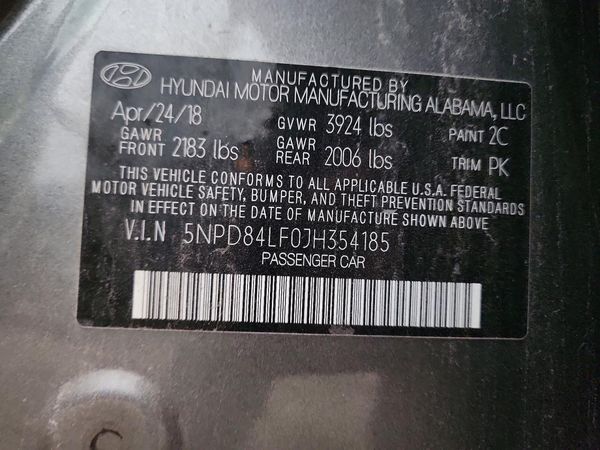 2018 HYUNDAI ELANTRA