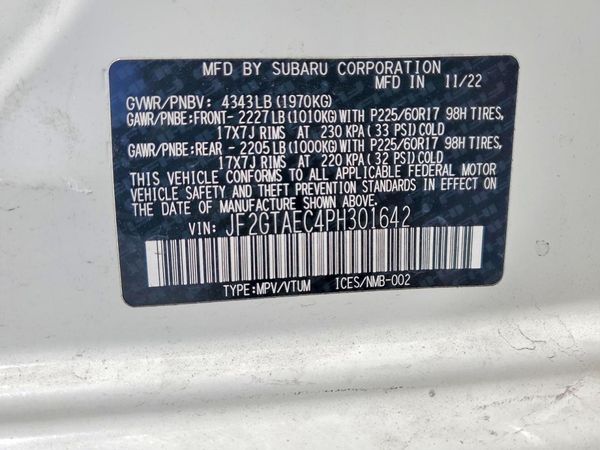 2023 SUBARU CROSSTREK Premium