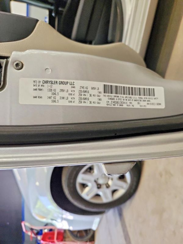 2012 DODGE GRAND CARAVAN SE