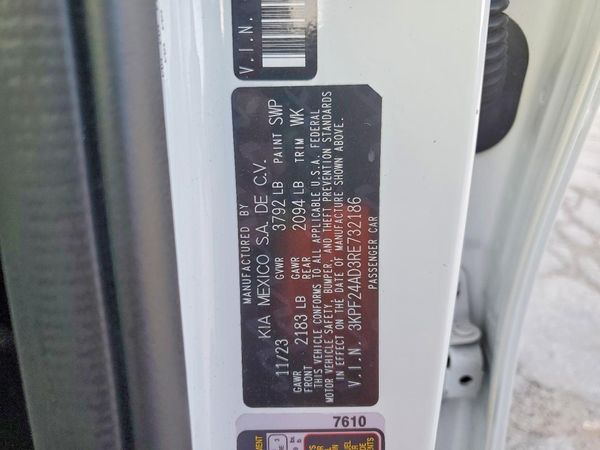 2024 KIA FORTE LX, LXS