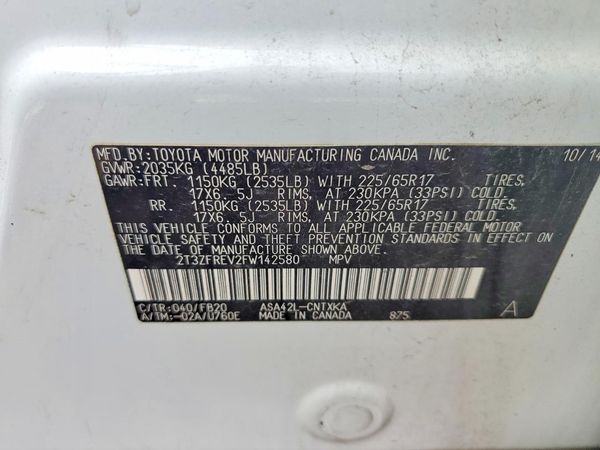 2015 TOYOTA RAV4 LE (X Grade)