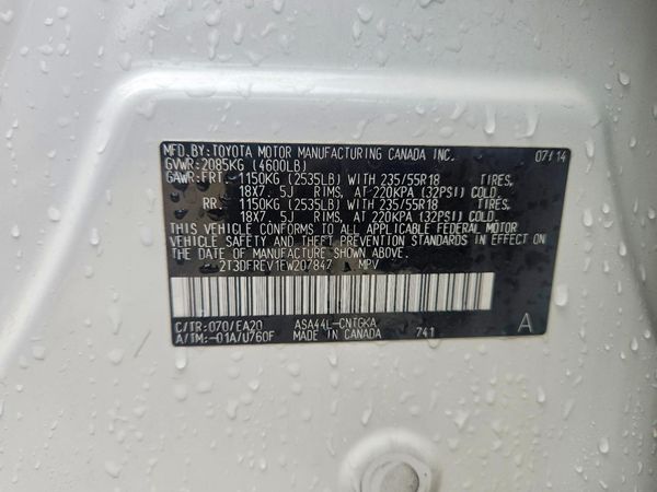 2014 TOYOTA RAV4 High